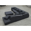 BEB Italian grand bend-sofa in fabric